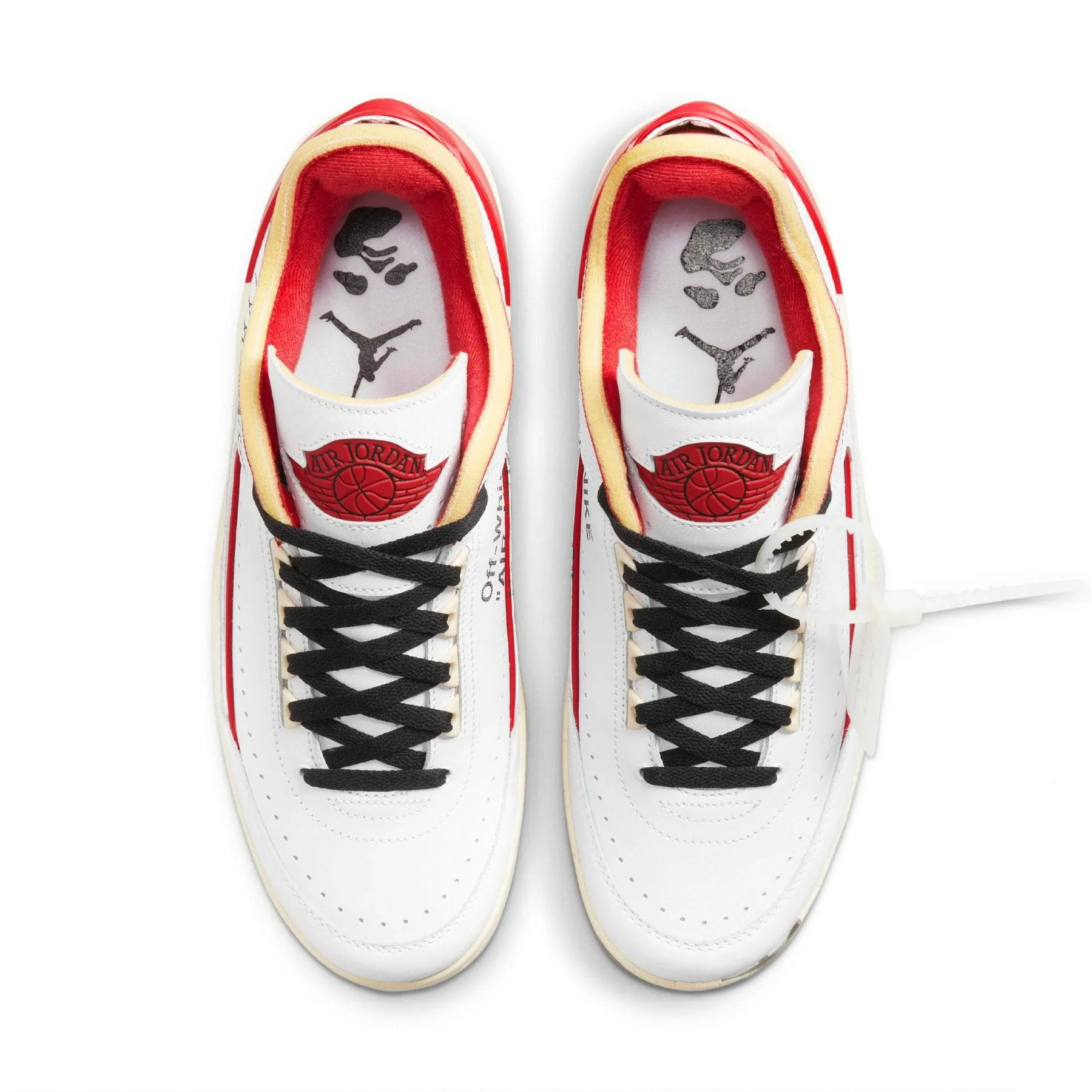 Off-White x Air Jordan 2 Retro Low SP 'White Varsity Red'