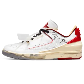 Off-White x Air Jordan 2 Retro Low SP 'White Varsity Red'