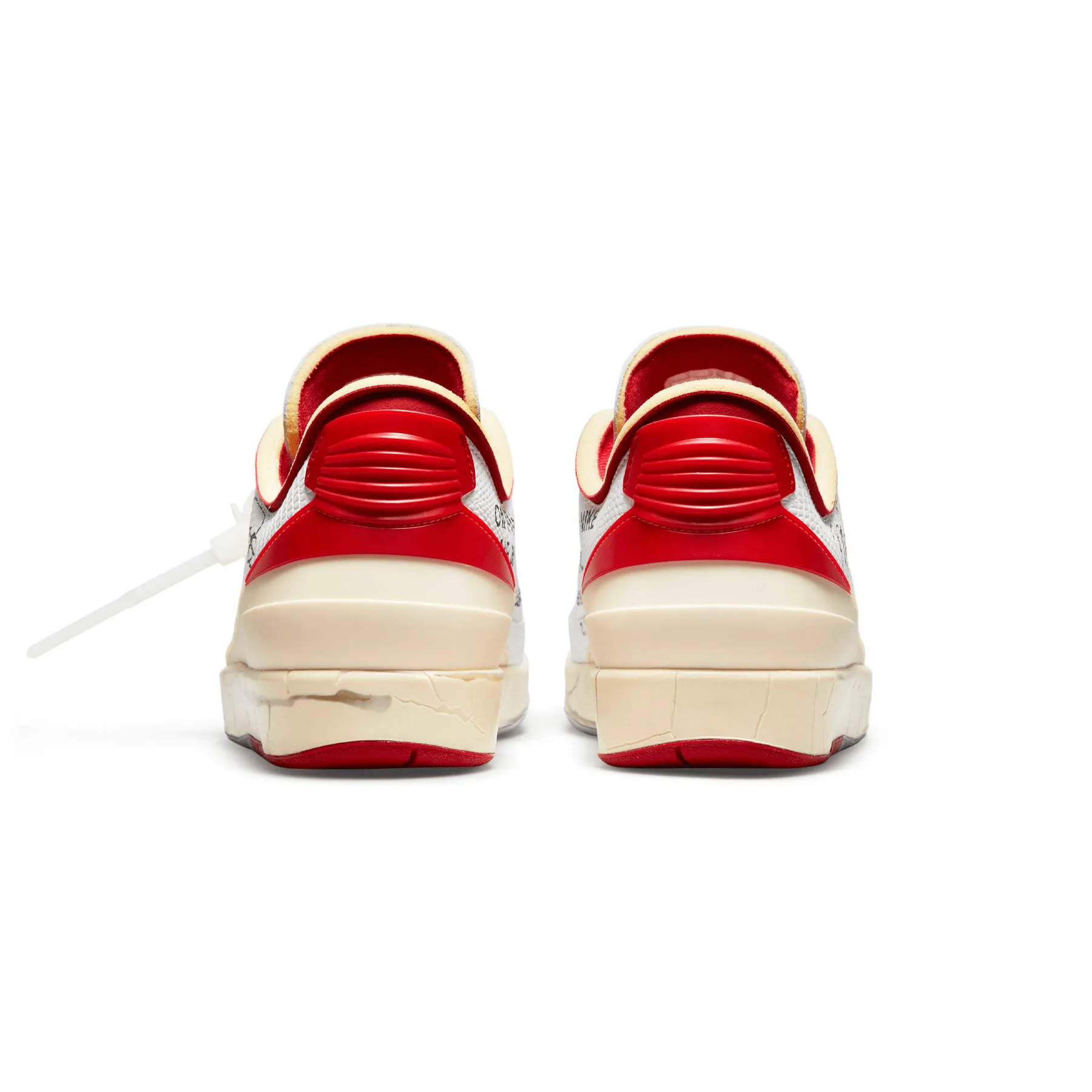 Off-White x Air Jordan 2 Retro Low SP 'White Varsity Red'