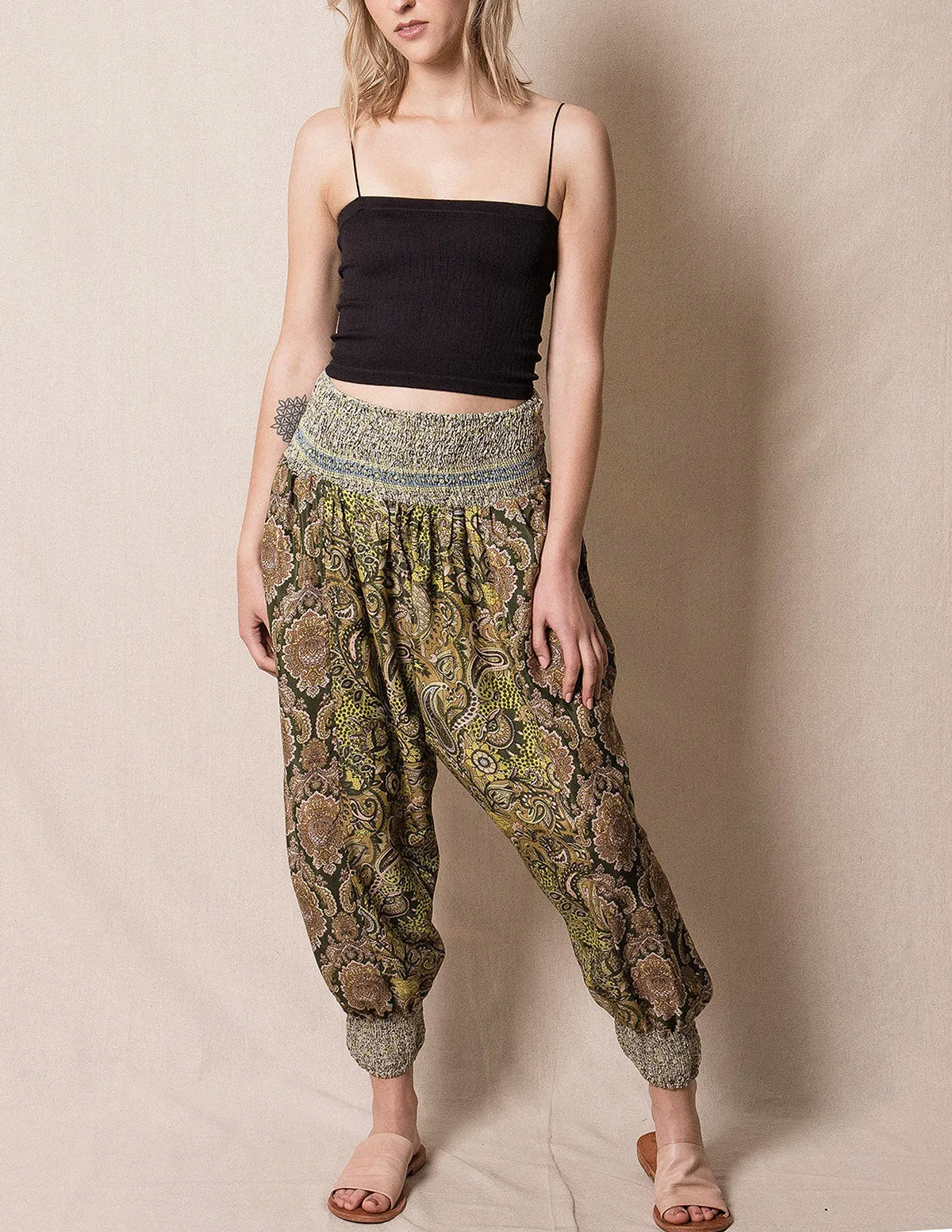 Paisley Harem Pants - As-Is-Clearance