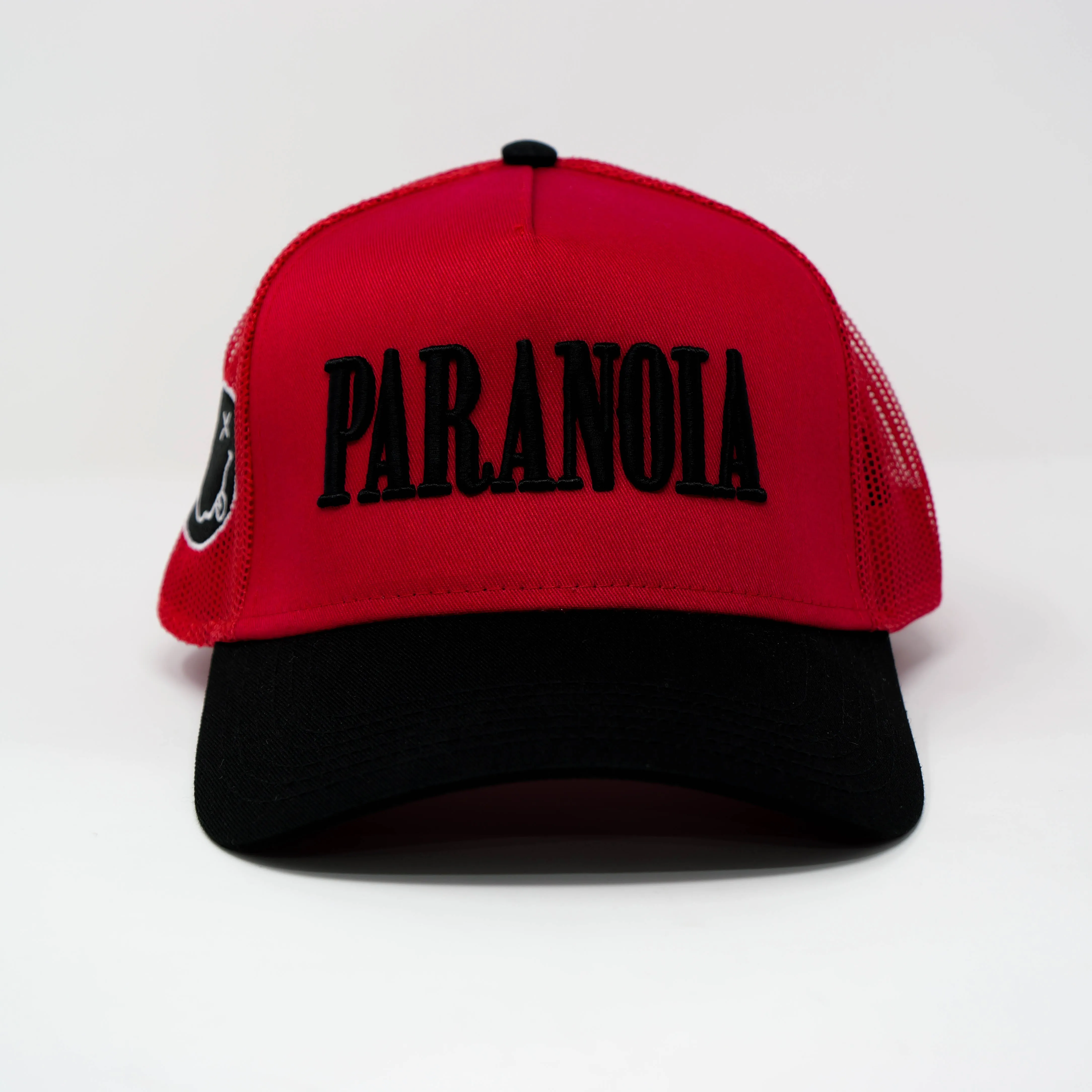 PARANOIA TRUCKER HAT RED/BLACK