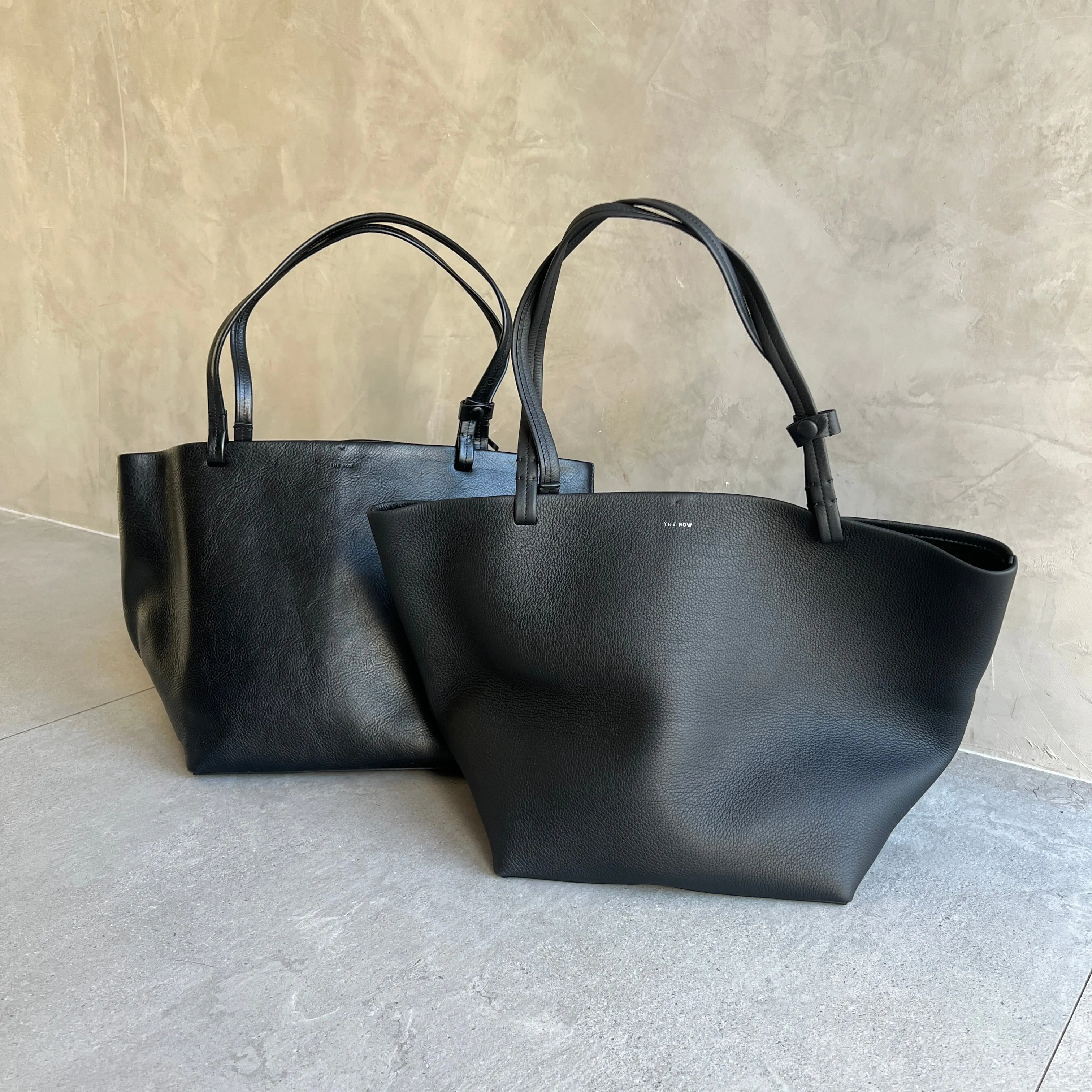 Park Tote Three, Grained, Black