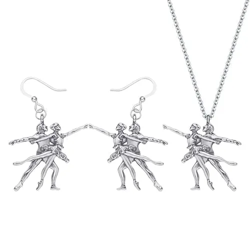 Pas de deux Necklace and Earring Set