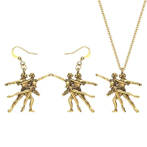 Pas de deux Necklace and Earring Set