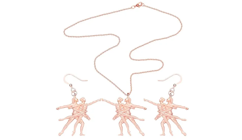 Pas de deux Necklace and Earring Set