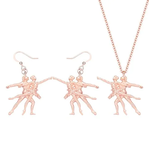 Pas de deux Necklace and Earring Set