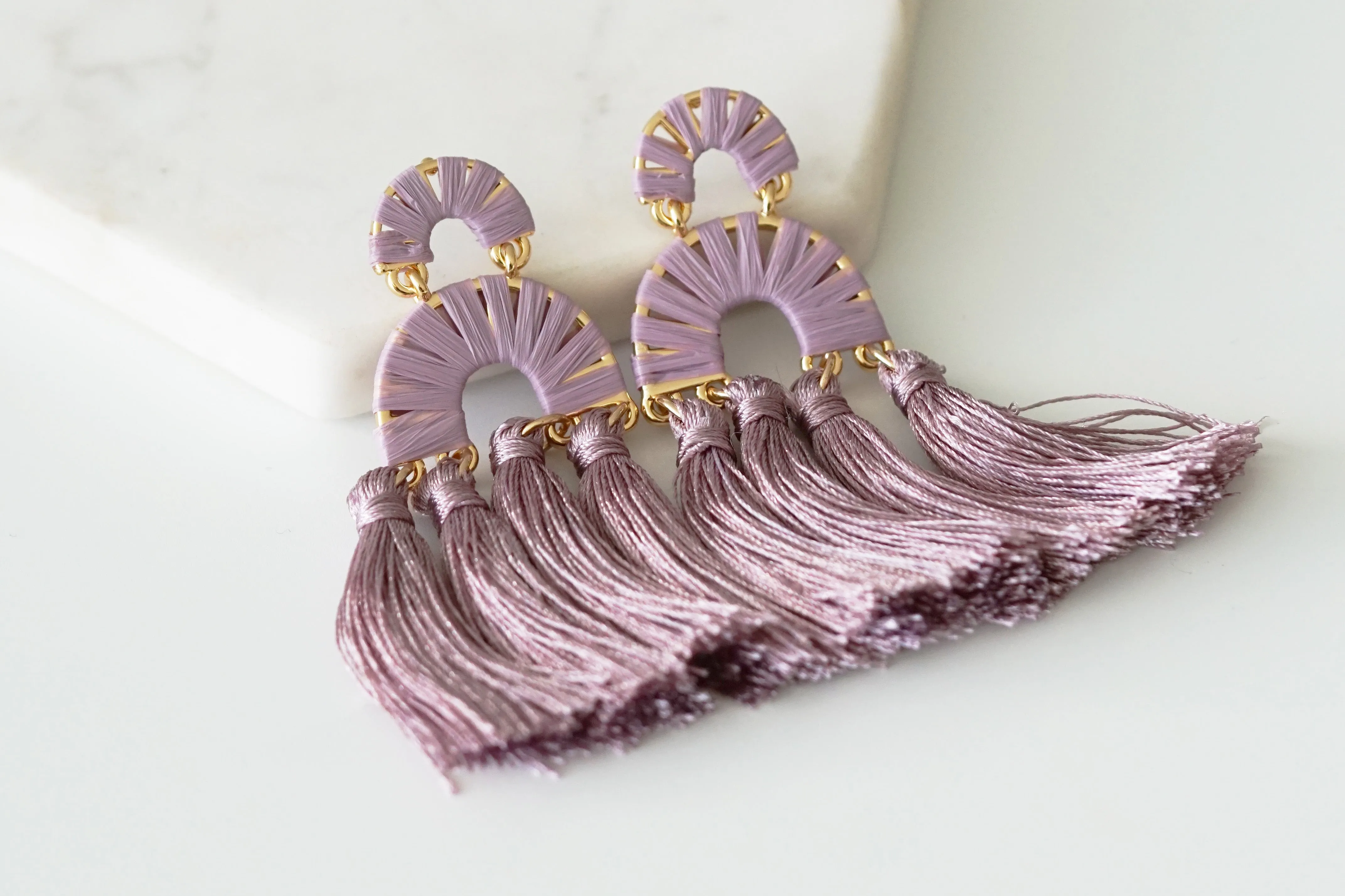 Pavlova Collection - Lilac Earrings