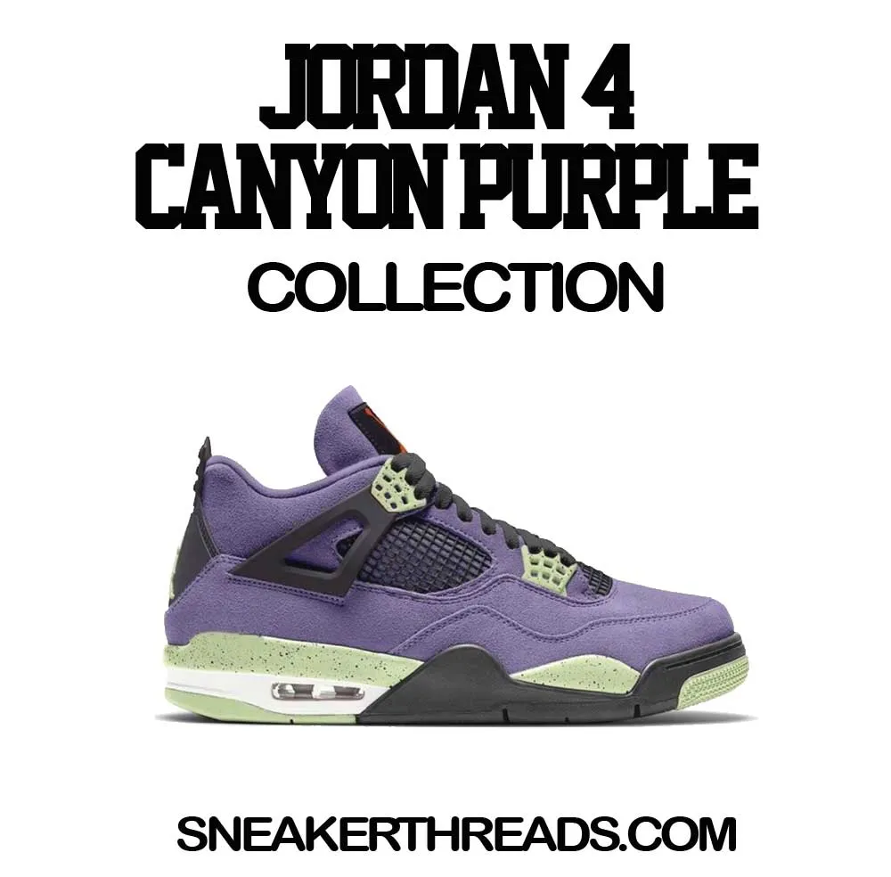 Retro 4 Canyon Purple Fly Kicks Shirt