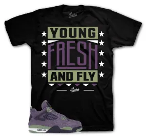 Retro 4 Canyon Purple Young Fresh Shirt