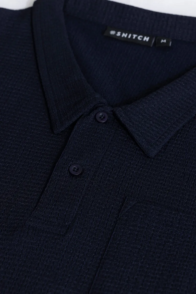 Roller Navy Polo T-Shirt