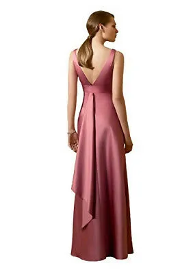 SALE Satin V Neck Gown Size 20 Style 6548