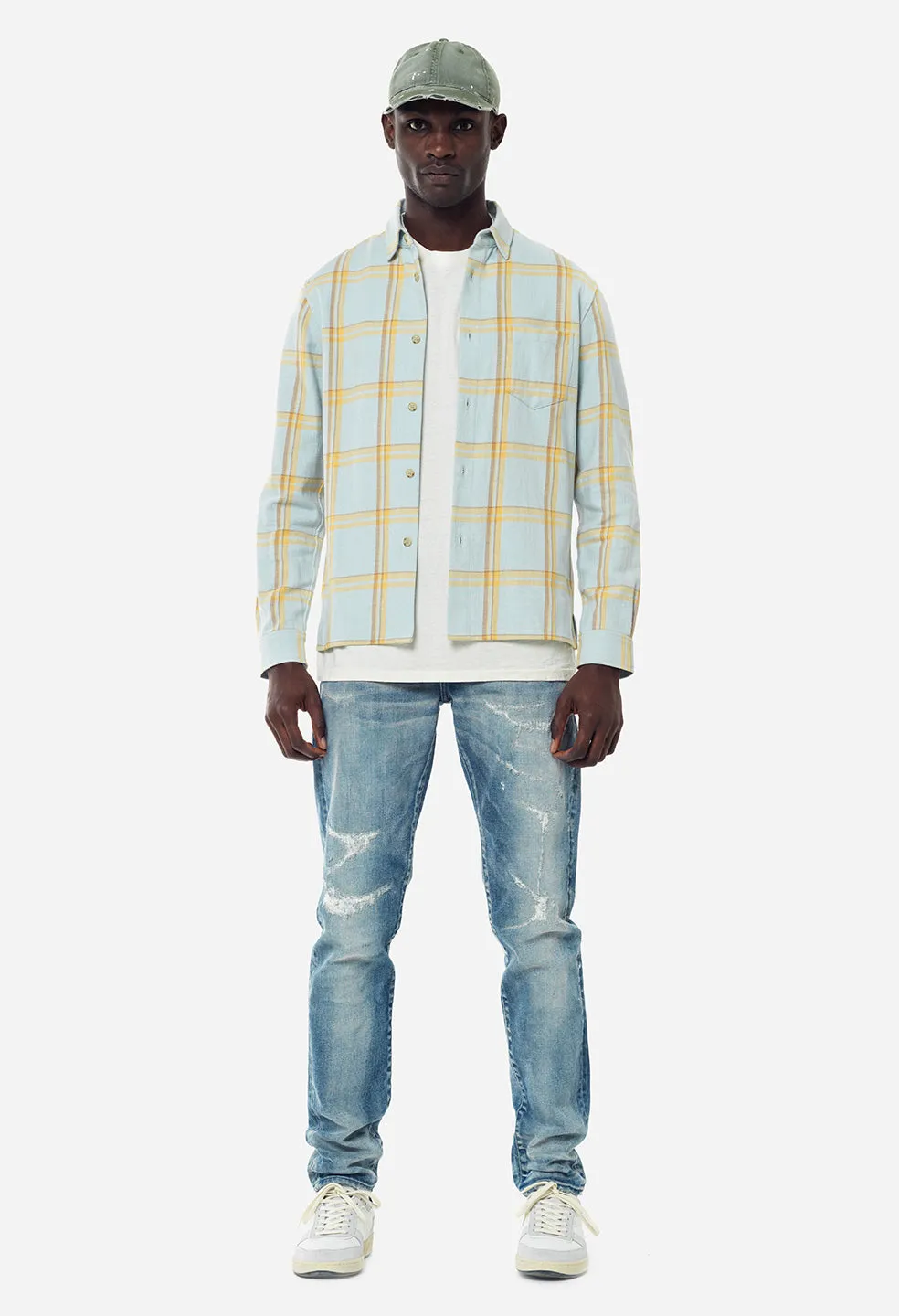 Sly Straight Hem / Blue X Yellow