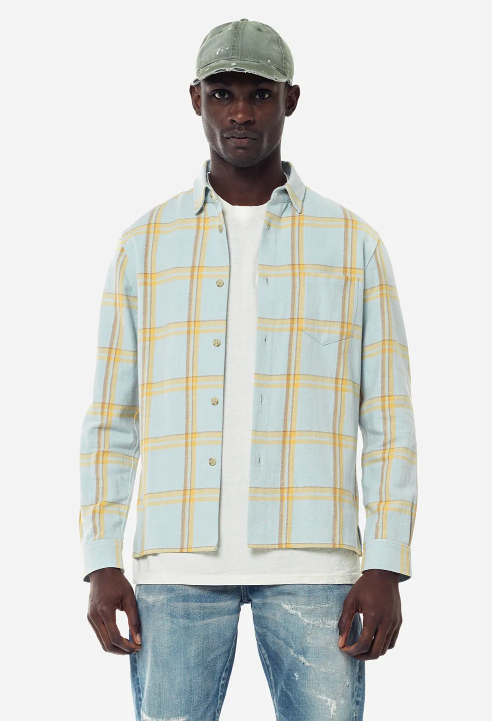 Sly Straight Hem / Blue X Yellow