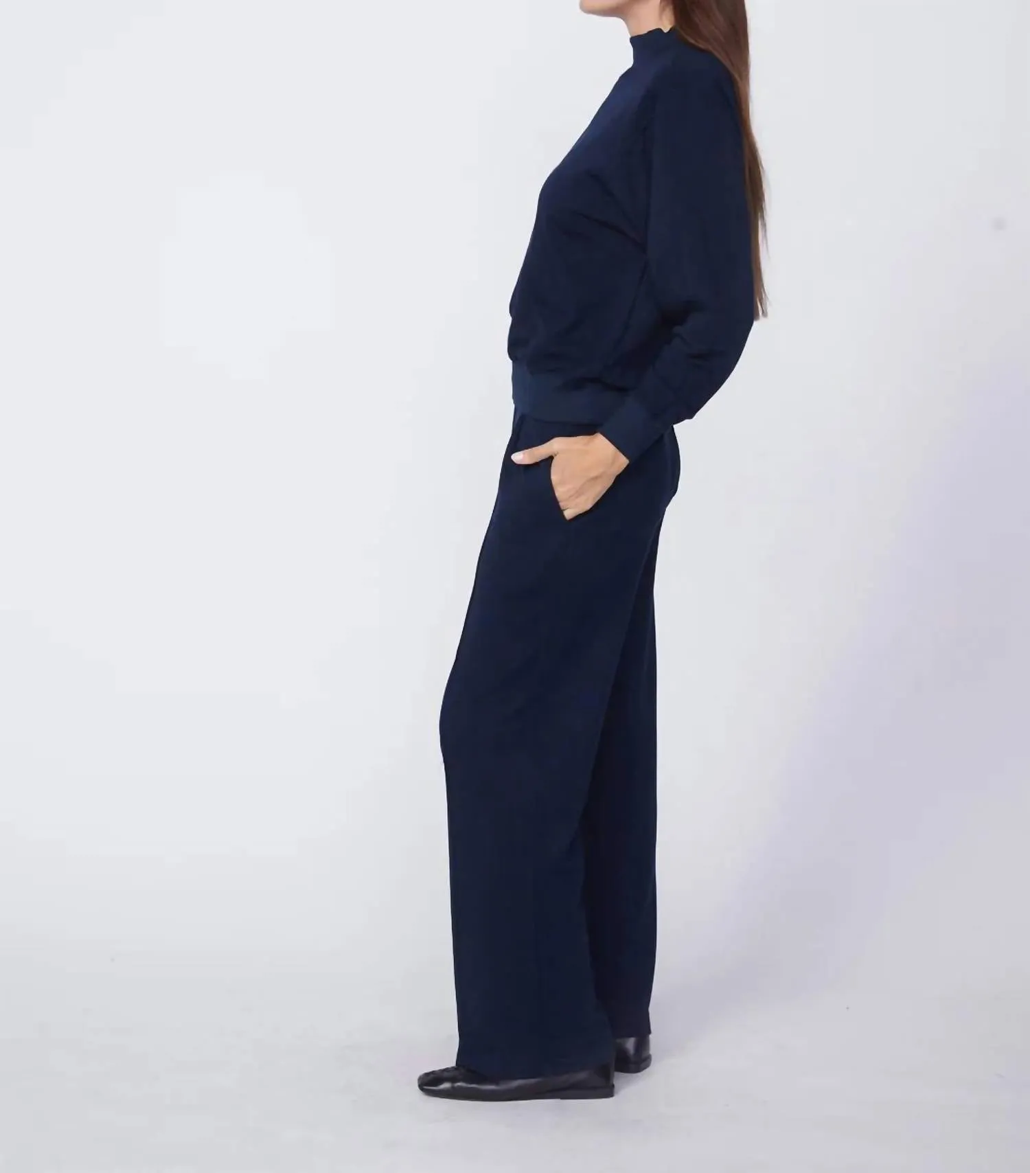 Softest Fleece Trouser In New Navy