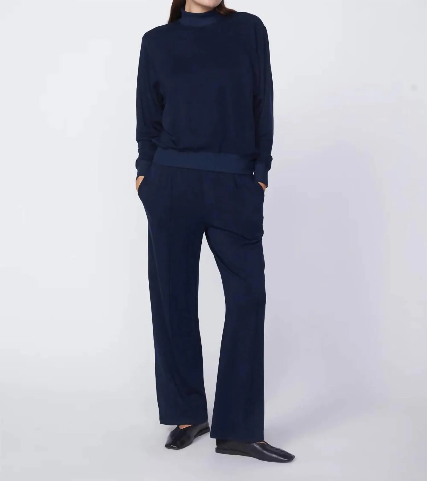 Softest Fleece Trouser In New Navy