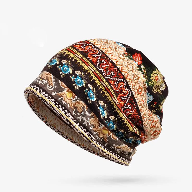 Spring Thin Women Adult Floral Prints Hat