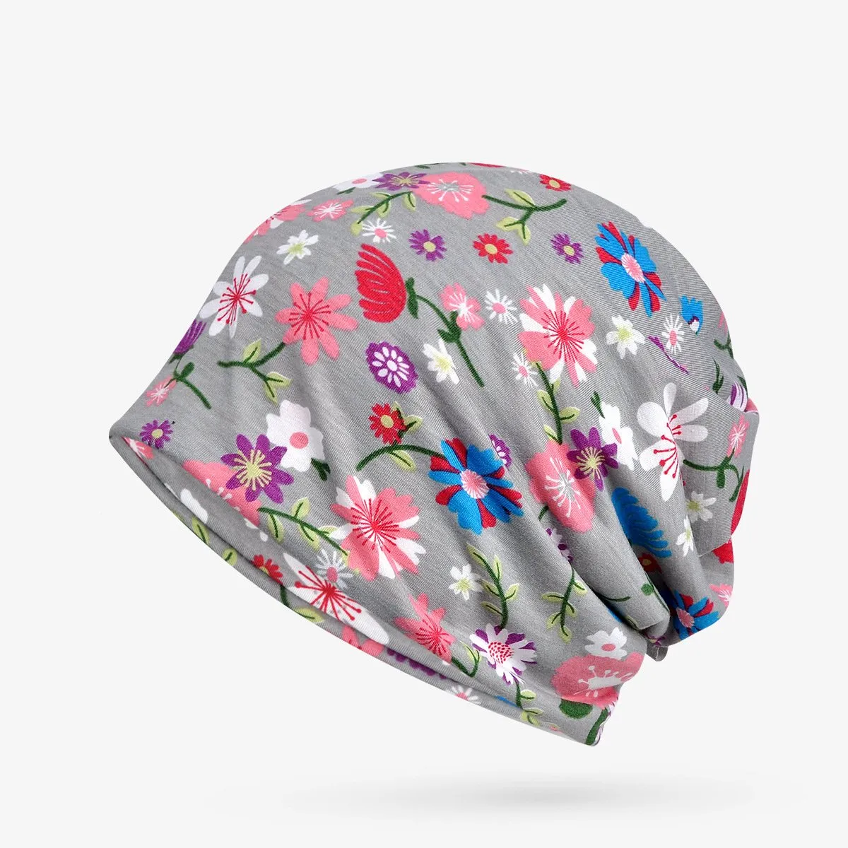 Spring Thin Women Adult Floral Prints Hat