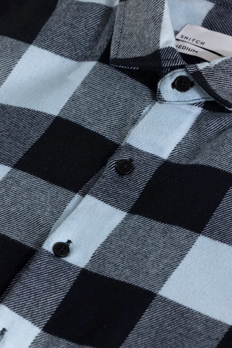 Square Couture Blue Checks Shirt