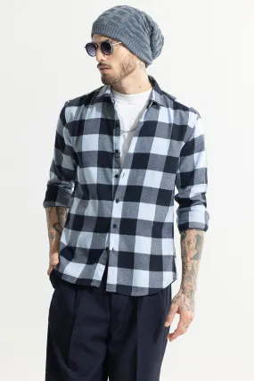 Square Couture Blue Checks Shirt