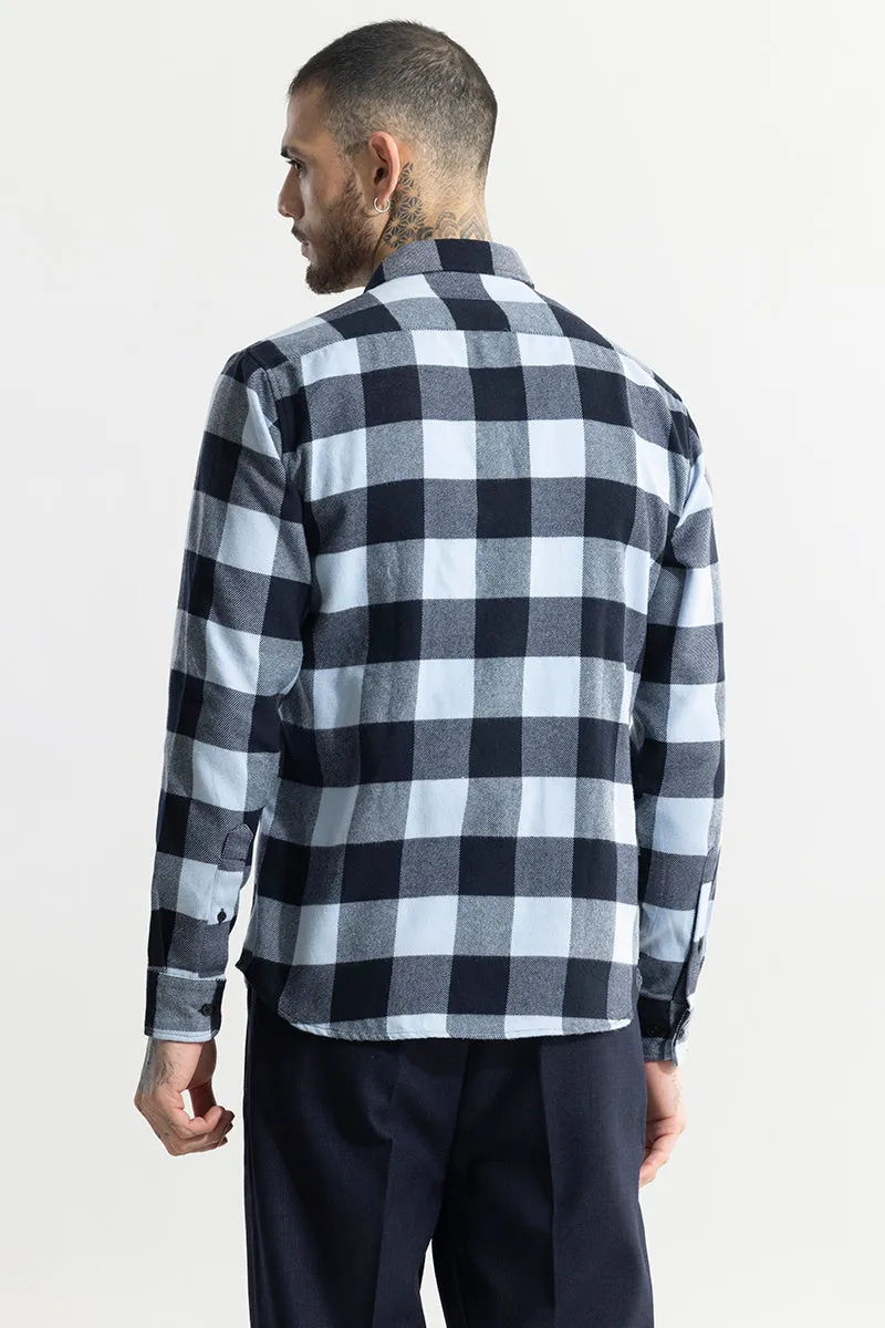 Square Couture Blue Checks Shirt