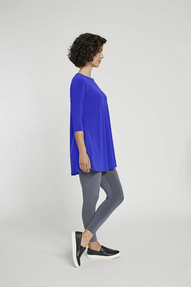 Sympli 3/4 Sleeve Trapeze Tunic - Style 23155-2