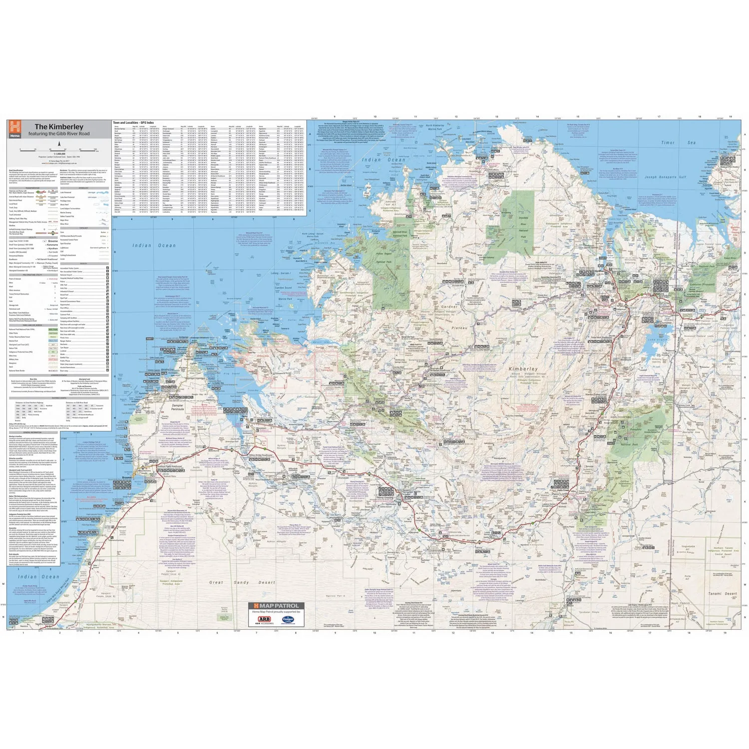 The Kimberley Map - 15th Edition