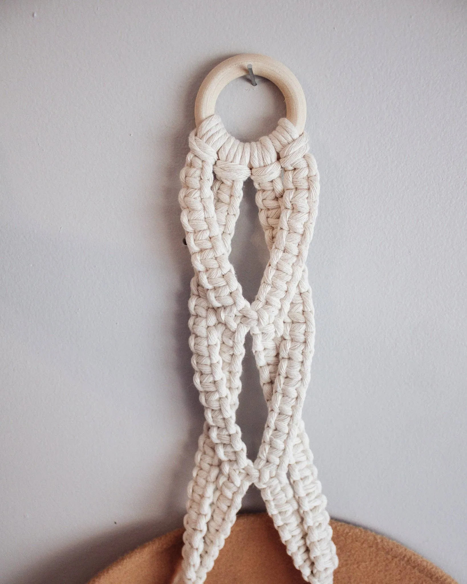 The Rori Macrame Hat Hanger