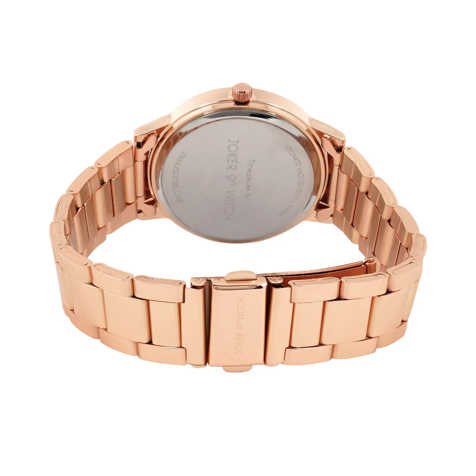 Vanessa Rosegold Watch Bracelet Stack