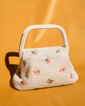 Vintage Bubble Bead Satchel Bag