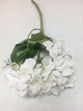 White Real Touch Hydrangea Spray Stem - 20inch