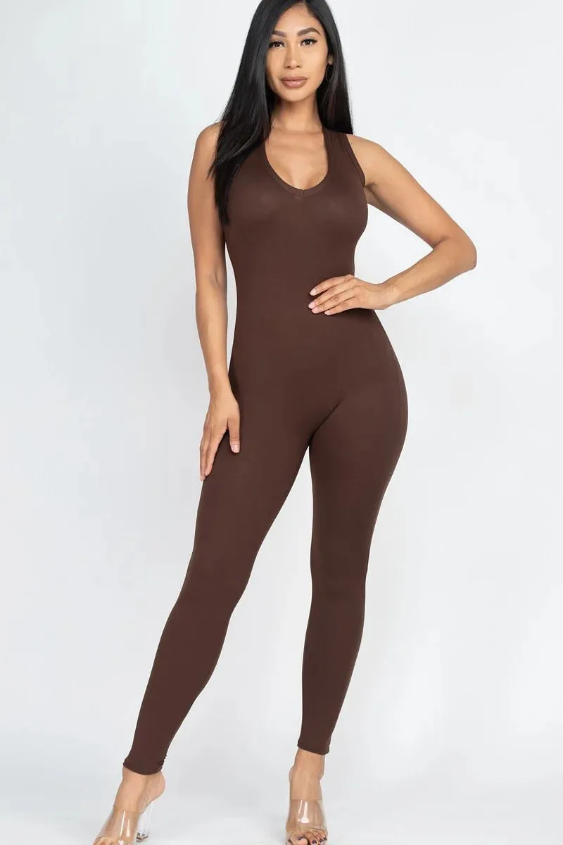 Wholesale Racerback Bodycon Jumpsuit