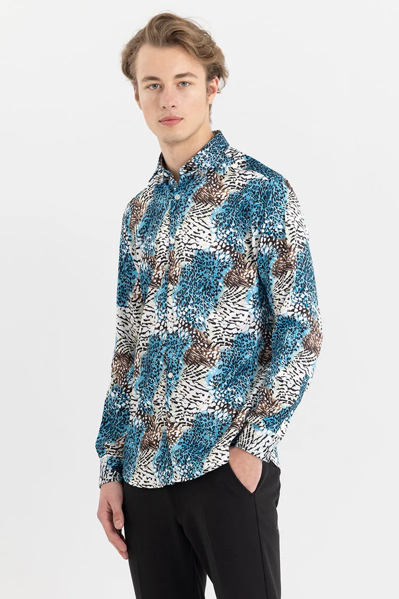 Wild Whisker Blue Shirt