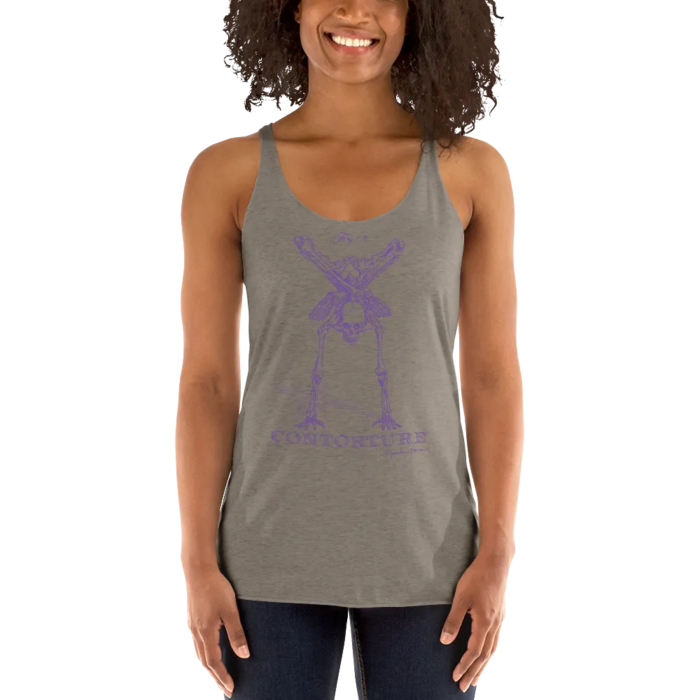 Women's Racerback Tank: BlackSabbathPurple