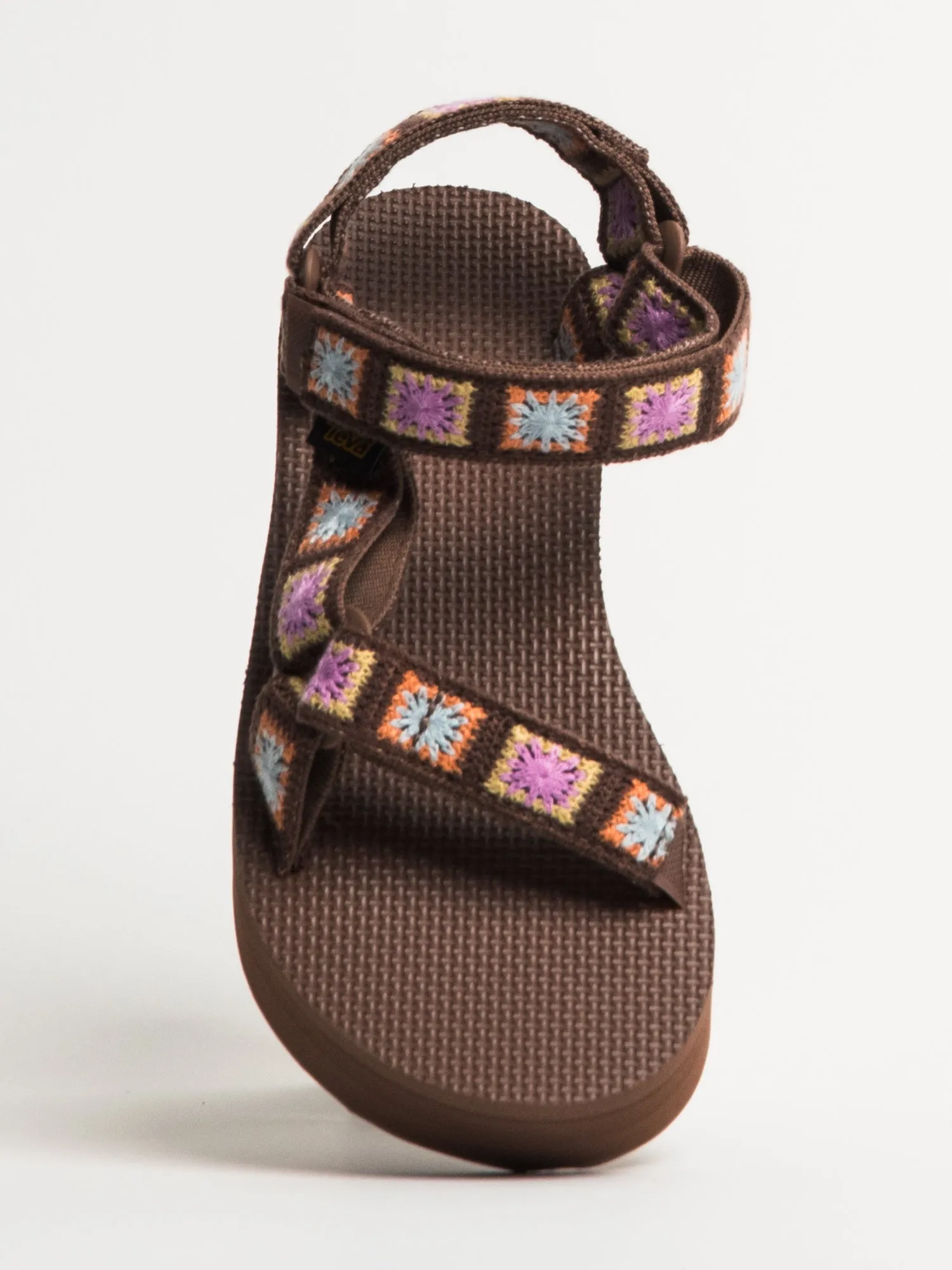 WOMENS TEVA FLATFORM UNIVERSAL CROCHET SANDALS