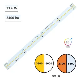 YUJILEDS CRI 95  21.6W 3032 Constant Current LED Linear Module - 10pcs