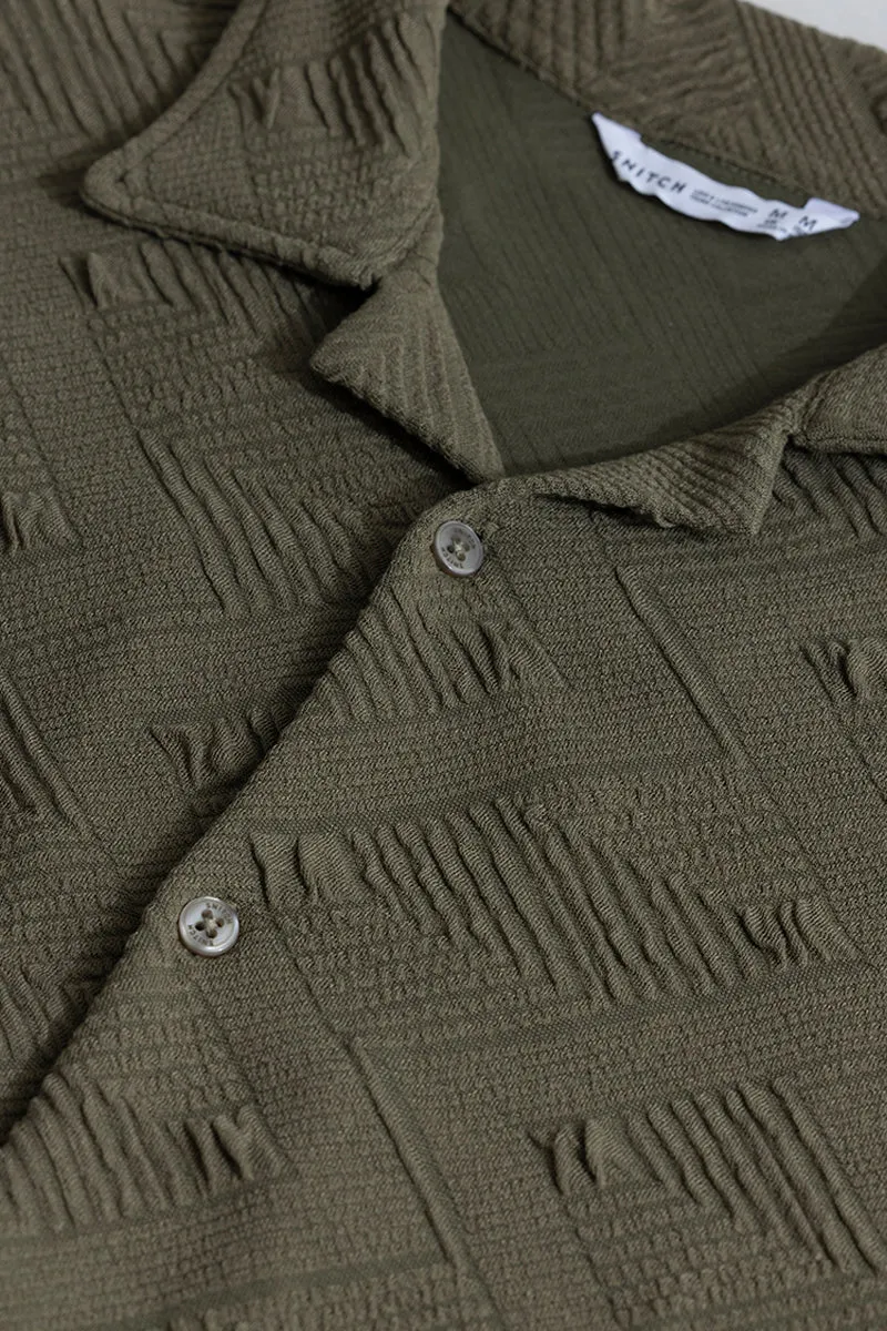 Zag Zag Olive Shirt