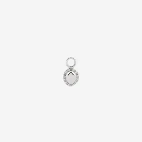 Zeta 02 Charm - 14K WHITE GOLD